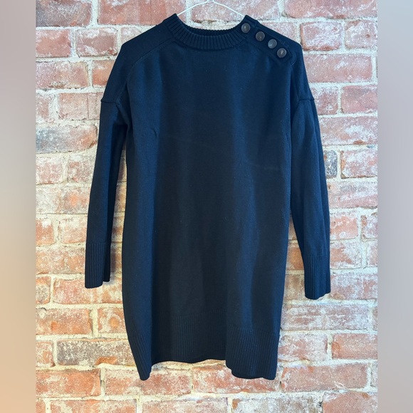 Sezane Mattie Black Dress - Picture 3 of 3